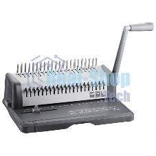 Переплетчик Deli E3873 A4/перф.18л.сшив/макс.425л./пластик.пруж.