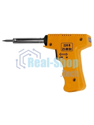 Паяльник Sparta пистолет с регулировкой мощности 25-80Вт 220в