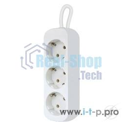 Удлинитель Defender E350 белый 5.0 м, 3 розетки 