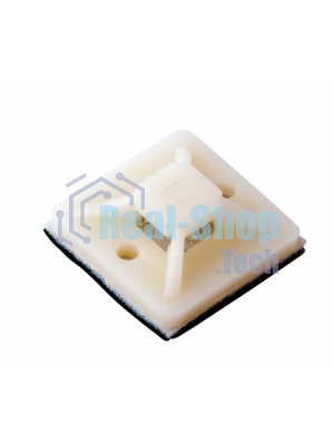 Площадка самоклеящаяся Rexant 20х20 мм, белая, упаковка 100 шт.