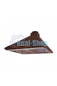 Вытяжка каминная Gefest ВВ 2 К17 коричневый/золотистый, 50 см, 180 куб. м/ч, 64 дБ