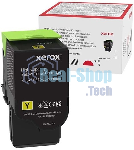 Картридж лазерный Xerox C310 желтый 5,5K (006R04371)