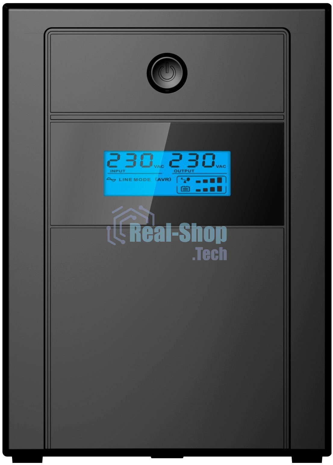 Источник бесперебойного питания Ippon Back Basic 1200 LCD Euro 720Вт 1200ВА черный