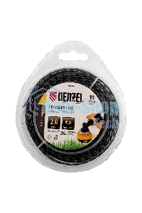 Леска для триммера Denzel двухкомпонентная эллипс, 2,0мм х 15м, блистер EXTRA CORD