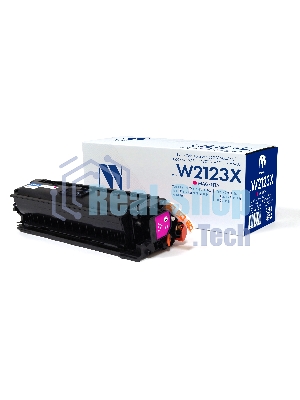 Картридж лазерный NVPrint совместимый NV-W2123X Magenta для HP Color LaserJet M555X/M555dn/M554dn/M578z/M578f/M578dn/M578c (10000k)