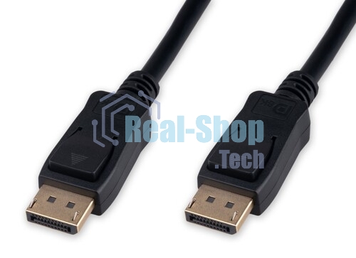 Кабель DisplayPort Cablexpert CC-DP8K-2M, 20M/20M, v1.4, 8К, медь, тройной экран, 2м, черный, пакет