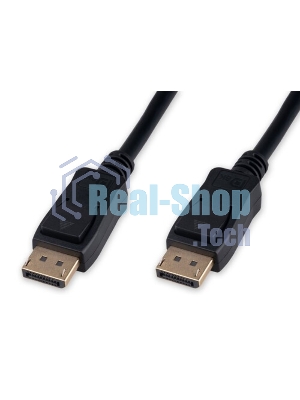 Кабель DisplayPort Cablexpert CC-DP8K-2M, 20M/20M, v1.4, 8К, медь, тройной экран, 2м, черный, пакет