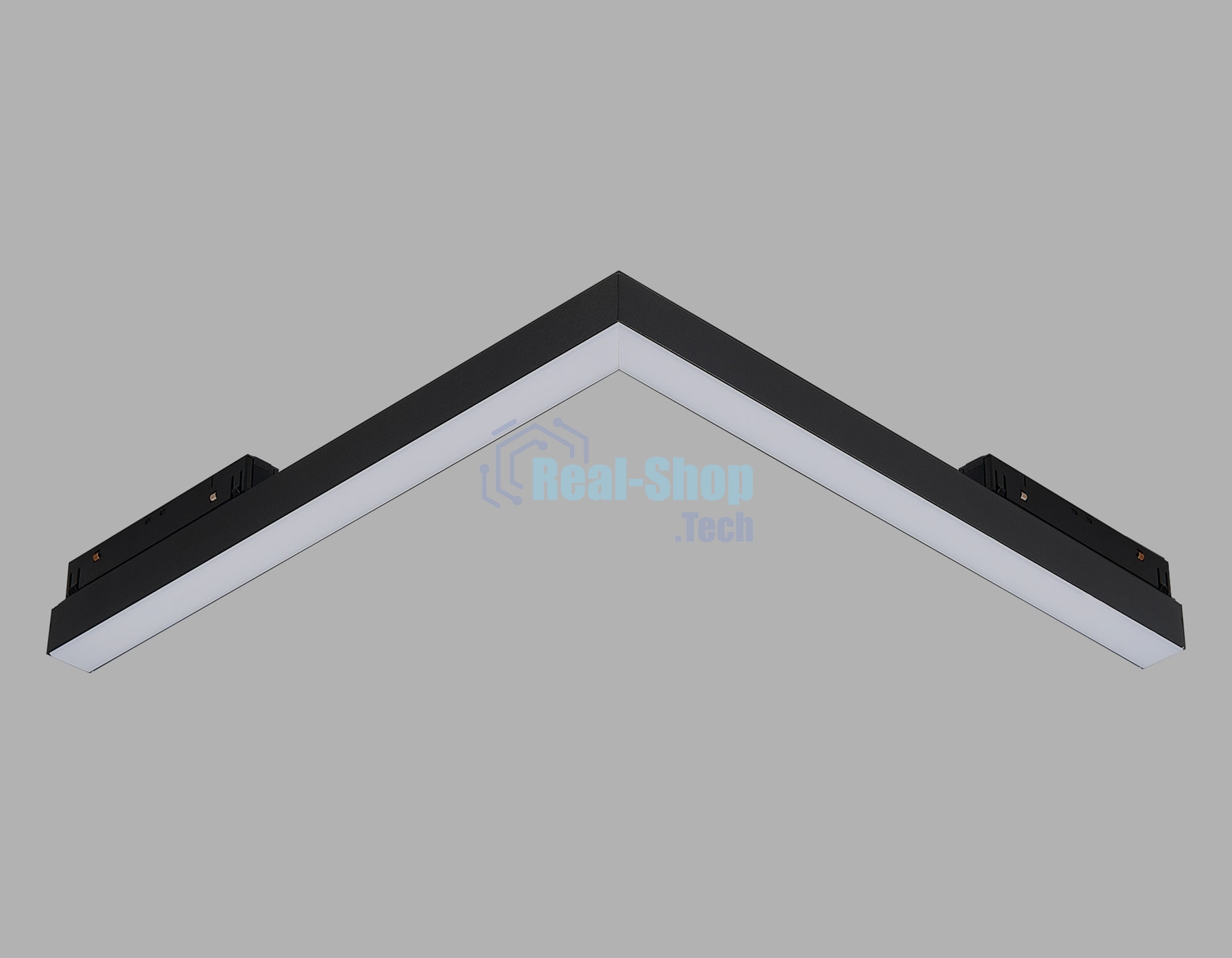 Трековый светильник-коннектор GL8115 BK черный IP20 18W 3000-6000K 220V 120° 312*312*25