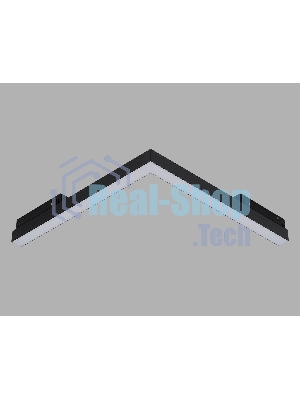 Трековый светильник-коннектор GL8115 BK черный IP20 18W 3000-6000K 220V 120° 312*312*25