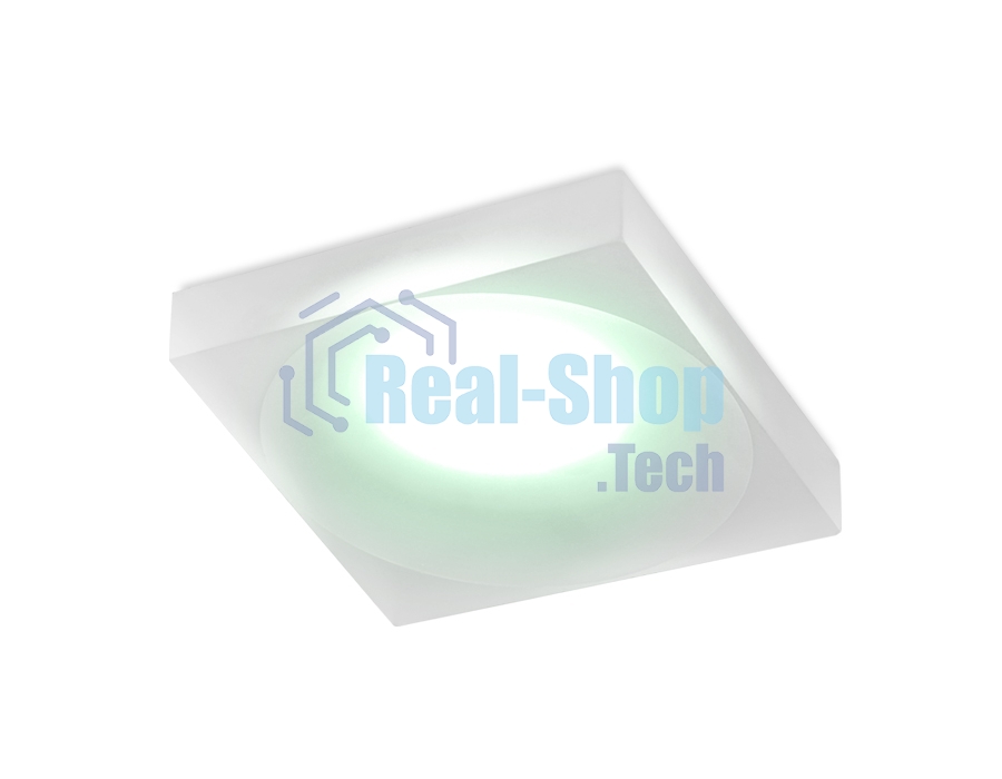 Светильник Ambrella light TN136 WH/FR белый/матовый GU5.3 80*80*32