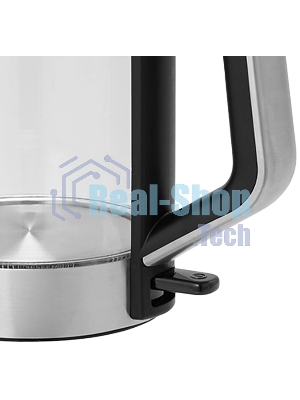 Чайник электрический Panasonic NC-K201STR 1.7л. 2200Вт серебристый корпус: стекло
