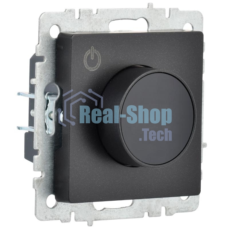 Термостат электронный с индикацией BRITE СП IP20 ТС10-1-БрЧ черный IEK BR-RT11-K02