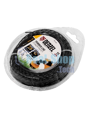 Леска для триммера Denzel двухкомпонентная эллипс, 2,0мм х 15м, блистер EXTRA CORD
