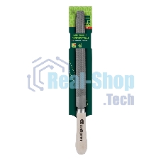 Напильник Сибртех, 200 мм, полукруглый, деревянная ручка