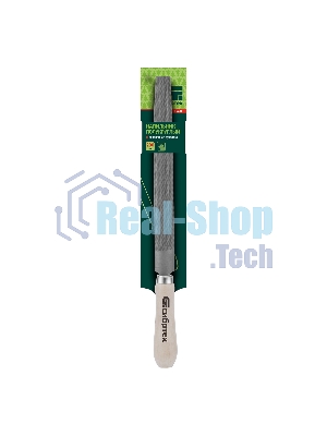 Напильник Сибртех, 200 мм, полукруглый, деревянная ручка