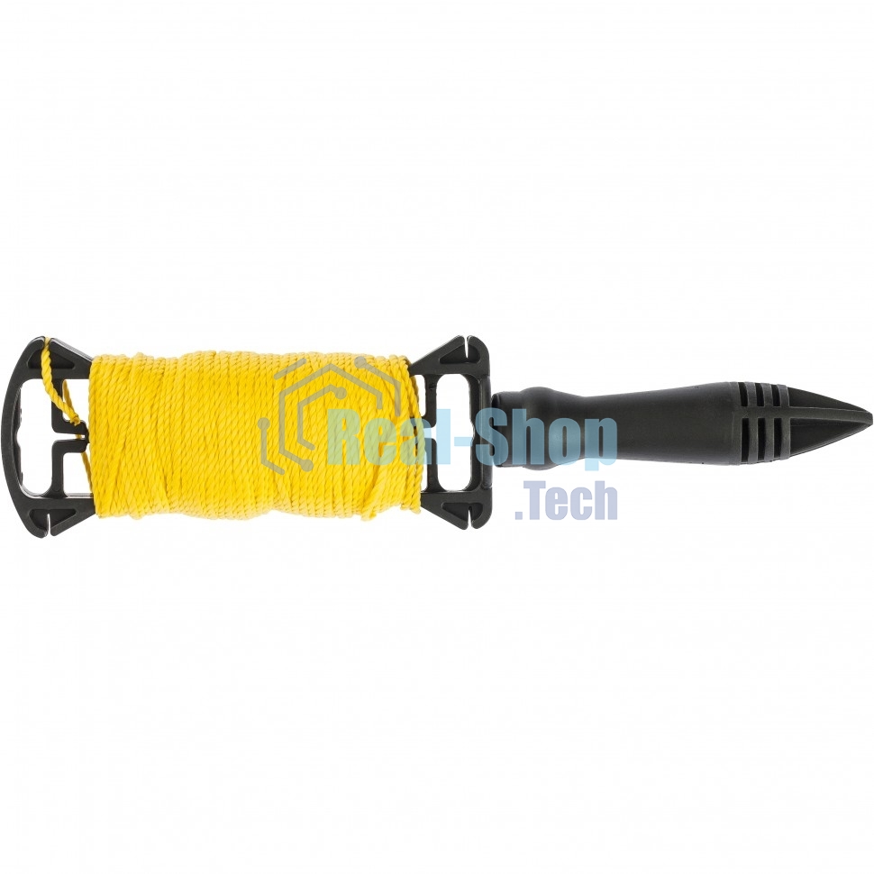 Шнур Matrix нейлоновый разметочный на катушке c ручкой D1,5мм 50м