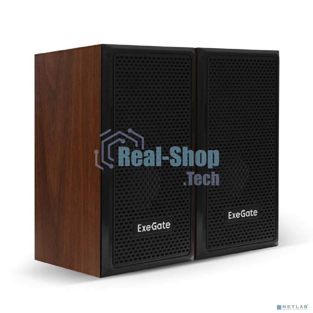 Акустическая система 2.0 ExeGate EX287058RUS Tango 312 (питание USB, 2х3Вт (6 Вт RMS), 80-20000Гц, светлое дерево)