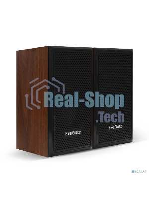 Акустическая система 2.0 ExeGate EX287058RUS Tango 312 (питание USB, 2х3Вт (6 Вт RMS), 80-20000Гц, светлое дерево)