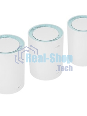 Бесшовный Mesh роутер Cudy M1200(3-Pack) AC1200 10/100BASE-TX белый (упак.:3шт)