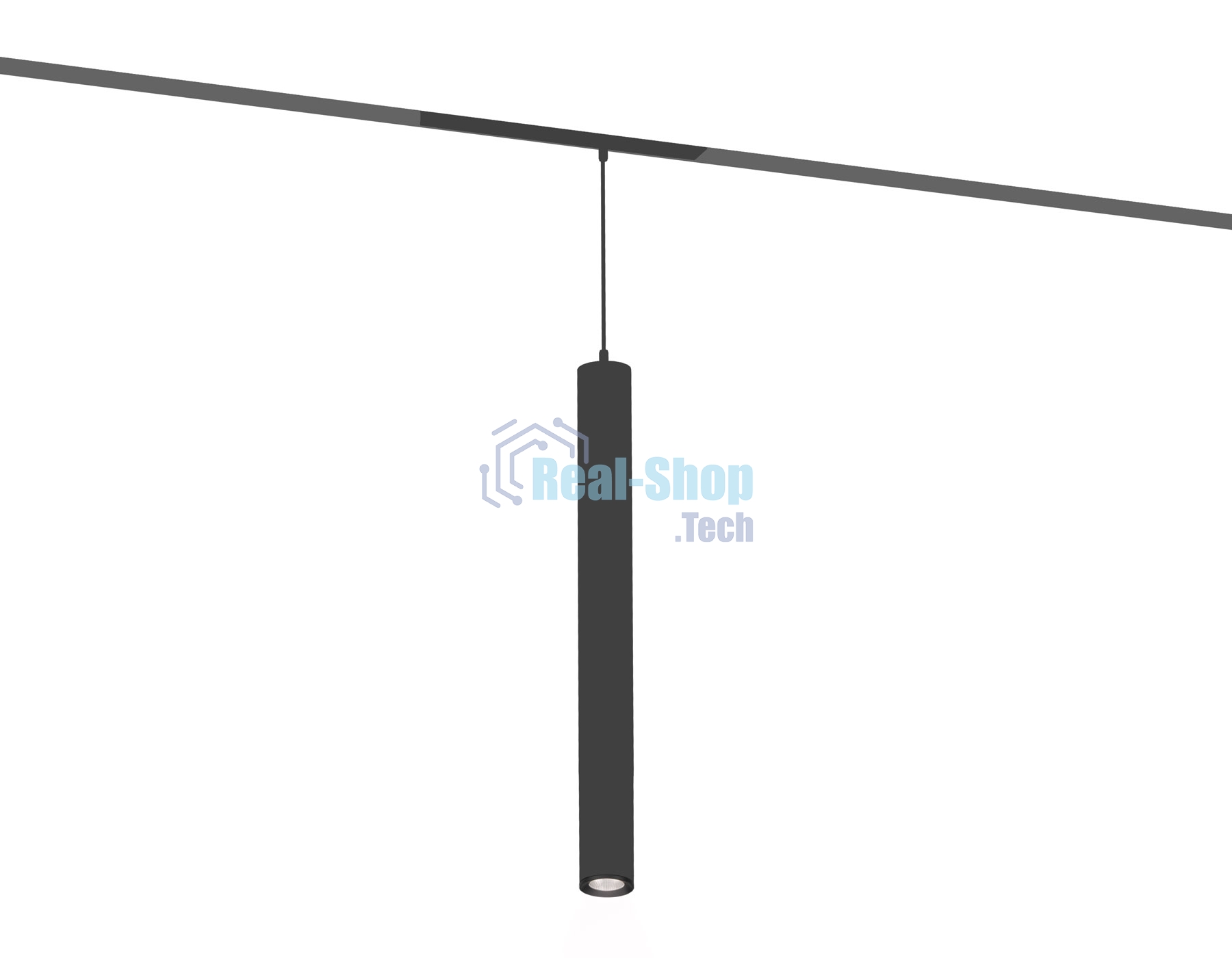 Акцентный подвесной светильник GL8120 BK черный IP20 12W 3000-6000K 220V 24° D40*300
