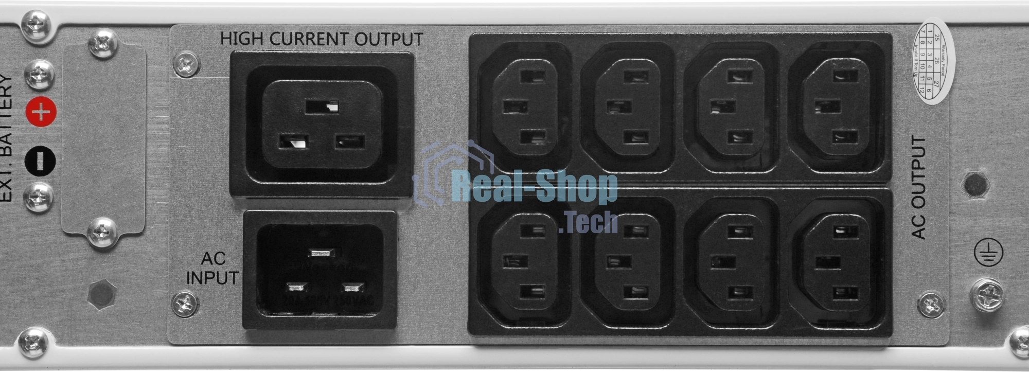 Источник бесперебойного питания Ippon Na+ II RTA 3000 / 3000 ВА / 3000 Вт / 8 x IEC 320 C13, 1 x IEC 320 С19