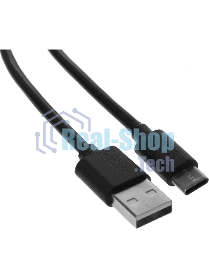 Кабель Buro BU-USB-AC-1M USB A (m)-USB Type-C (m) 1м черный