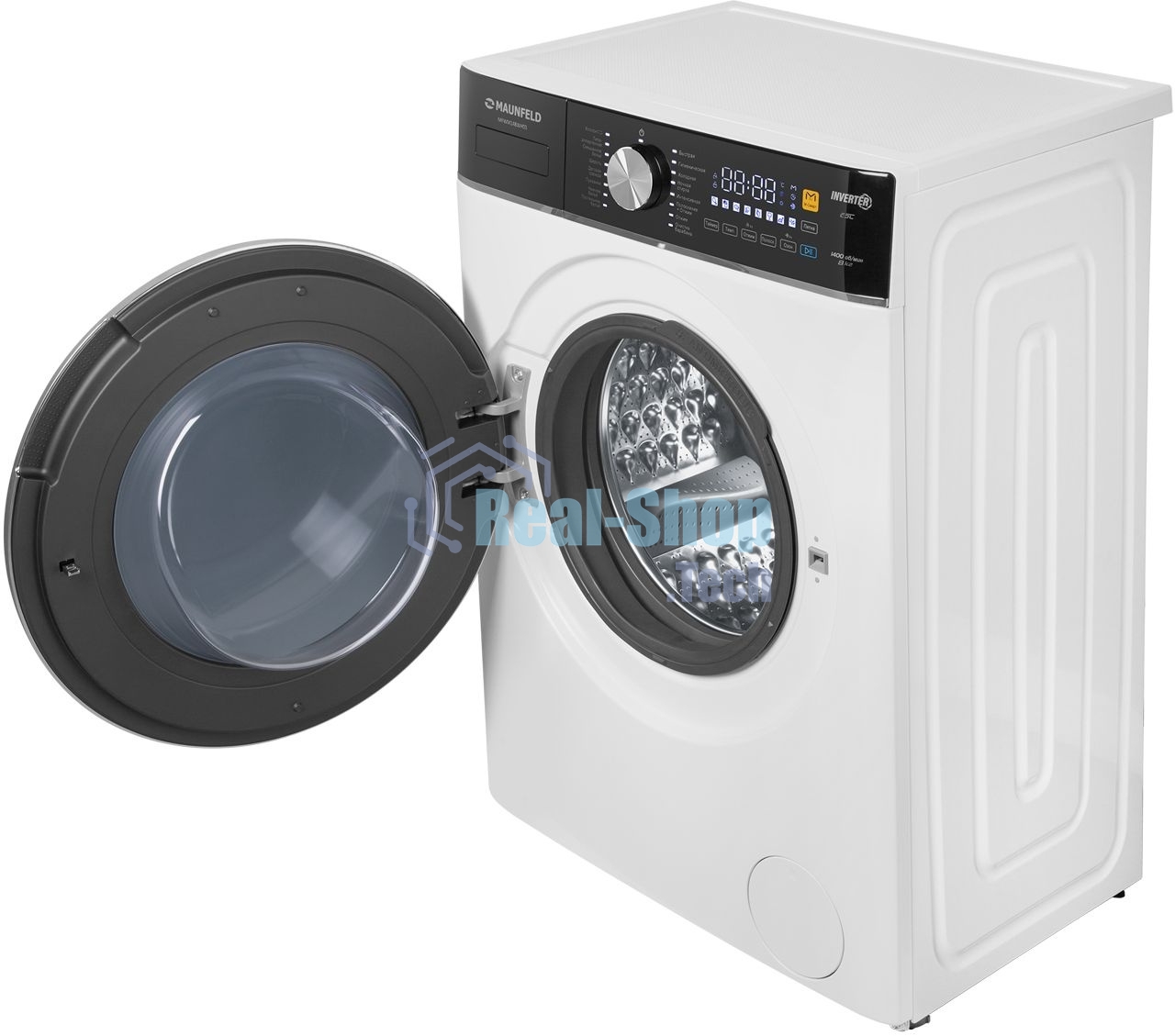 Стиральная машина Maunfeld MFWM148WH03 белый, загрузка фронтальная 8 кг, 1400 об/мин., класс: А+++