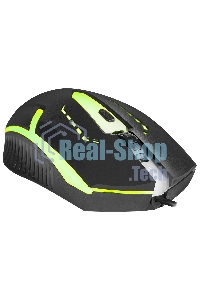 Мышь проводная Defender Hit MB-601 черный, 1200 dpi, USB, кнопки - 4