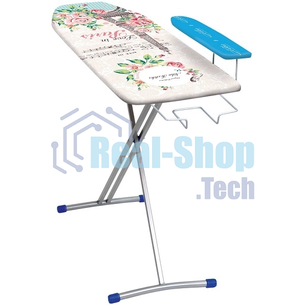 Доска гладильная НИКА 1, размер: 122/34,5, материал: фанера, выдвижная подставка под утюг, два полож