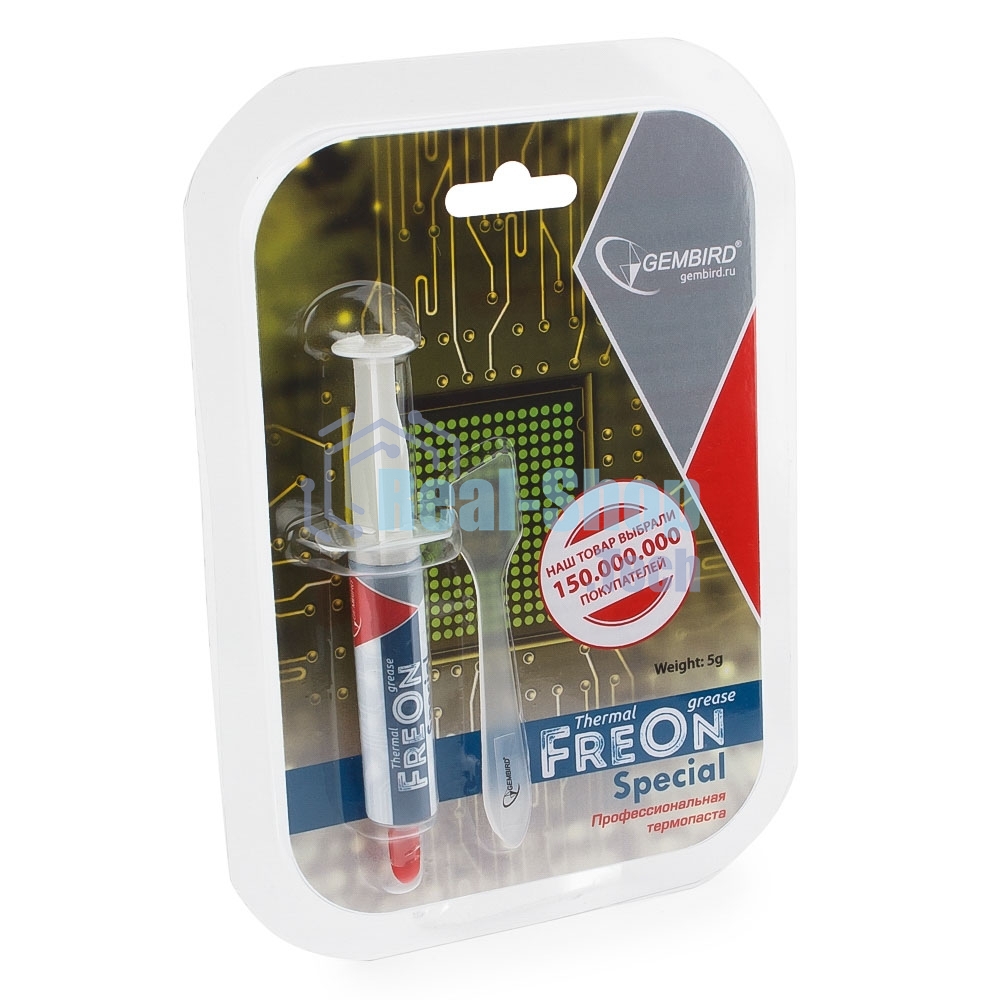 Термо паста Gembird FreOn Special GF-11-5 для радиаторов, 5гр, шприц