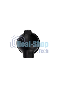 Вилка Rexant угловая влагозащищенная, с/з, 16 А, IP44 каучук