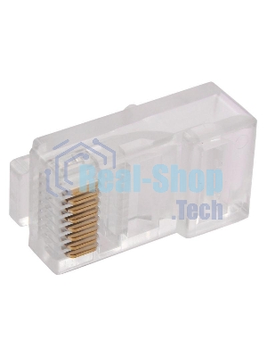 Разъем RJ-45 UTP для кабеля cat.5e, 8P8C Разъем RJ-45 UTP для кабеля cat.5e, 8P8C