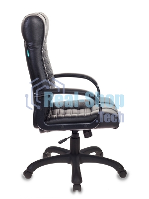 Кресло Бюрократ KB-10/BLACK черный, экокожа