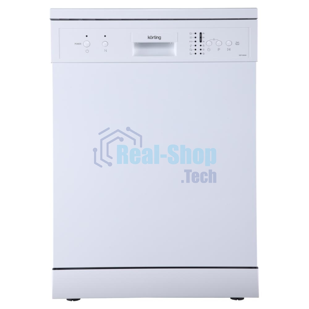 Посудомоечная машина Korting KDF 60240 / Отдельност., 60 см, А++/A/A, электронное управление, 6 программ: нормальная, ЭКО, стекло, интенсив, 90 мин, быстрая; 14 компл., LED индикаторы, активная сушка, таймер отложенного старта 3/6/9 часов, половинная загр
