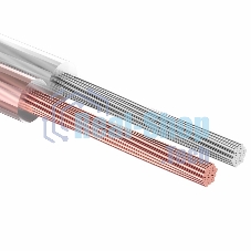 Кабель акустический Rexant 2х2,50 мм², прозрачный SILICON, мини-бухта 10 м