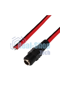 Разъем питания Rexant гнездо 2.5х5.5 мм с проводом 20 см