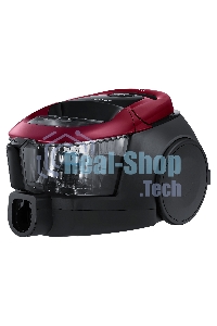Пылесос Samsung VC18M31A0HP бордовый/черный, 380/1800 Вт, уборка сухая, пылесборник контейнер 2 л