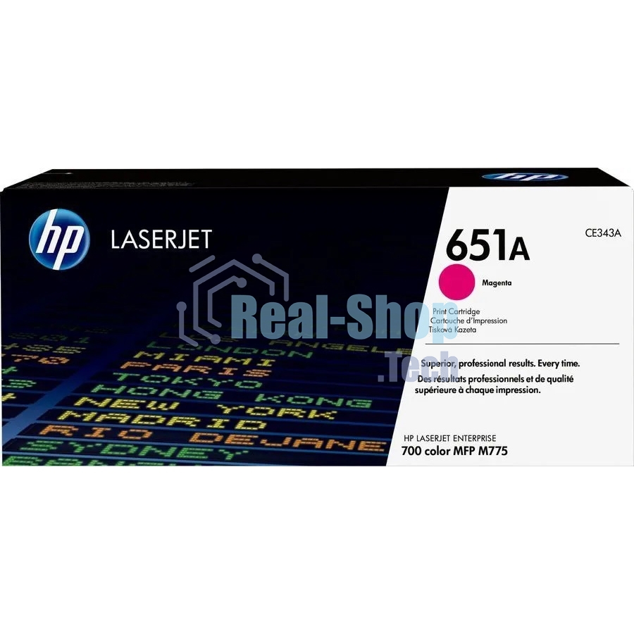 Картридж лазерный HP CE343A 651A пурпурный для LaserJet 700 Color MFP 775 16000 стр.