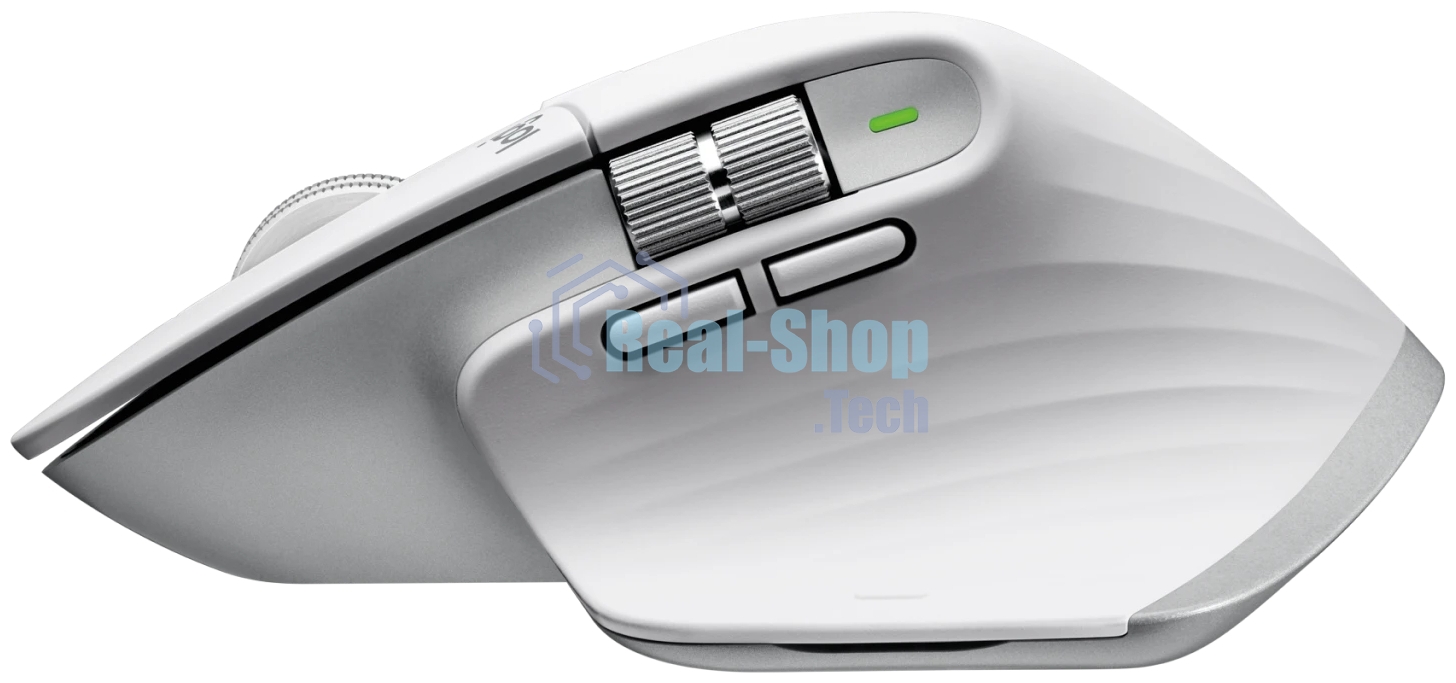 Мышь беспроводная Logitech MX Master 3s светло-серый, 8000 dpi, радиоканал, Bluetooth, USB, кнопки - 7