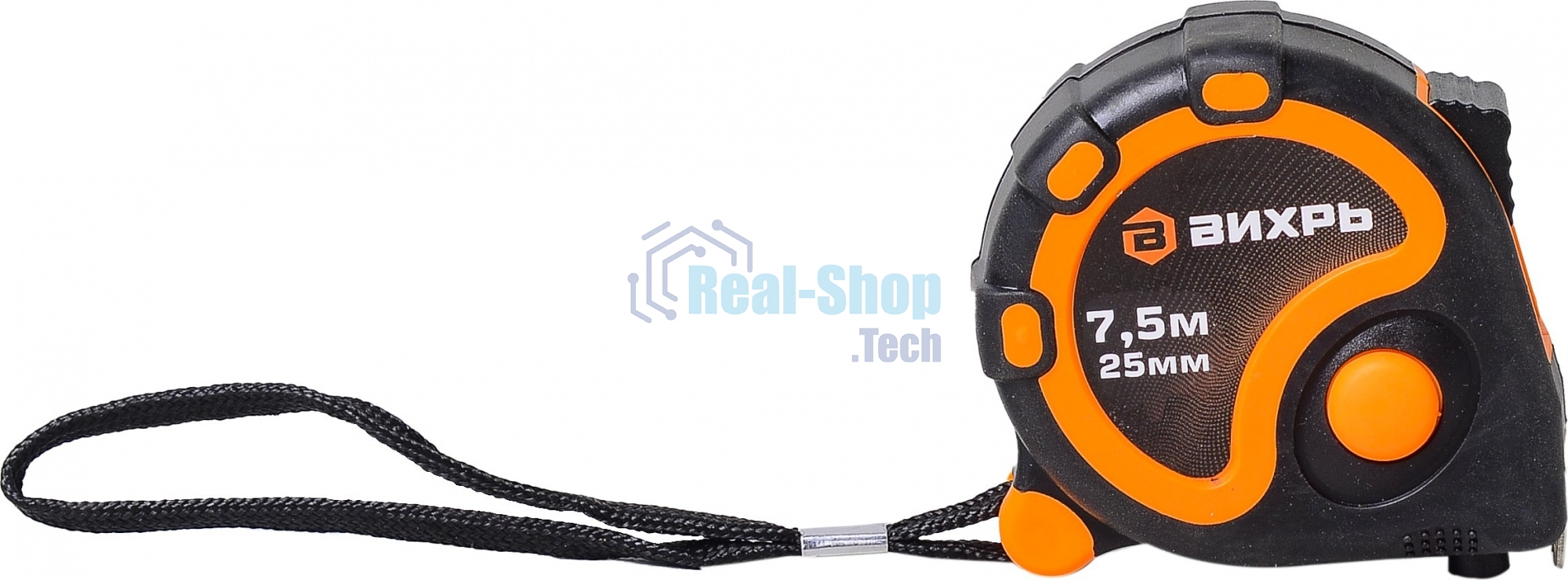 Рулетка 7,5мх25мм 73/11/1/4 ВИХРЬ