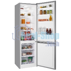 Холодильник Nordfrost NRB 134 S серебристый двухкамерный 238/100 л морозилка снизу, капельная система