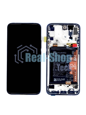 Дисплей для Huawei Honor 9X Pro в сборе с тачскрином, панелью и аккумулятором (SP 02353HAD), синий