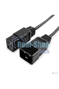 Кабель питания для UPC Gembird/Cablexpert, 1.5м, С19 - C20, 16А, черный, с заземлением(PC-189-C19)