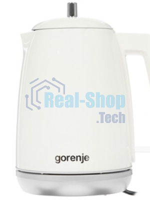 Чайник электрический Gorenje K15RL 1.7 л, 2200 Вт, бежевый (корпус: металл/пластик)