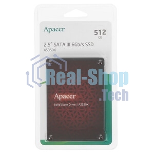 Накопитель SSD Apacer AS350X, 512Gb, 2.5