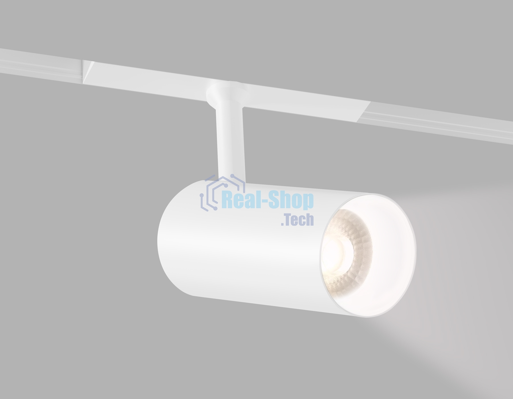 Трековый акцентный светильник Ambrella light GL4410 WH белый IP20 10W 3CCT 3000-6000K SMART 48V 24° D45*100