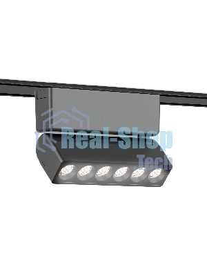Светильник трековый светодиодный GV1469 BK черный IP20 6W 4200K 48V 24° 122*26*80
