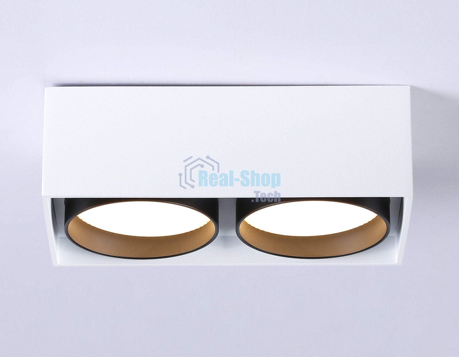Светильник накладной TN70872/2 WH/BK белый/черный GX53/2 max 12W 185*92*62