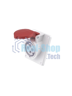 DKC Розетка панельная с наклоном PAS IP44 16А 3P+E 400В