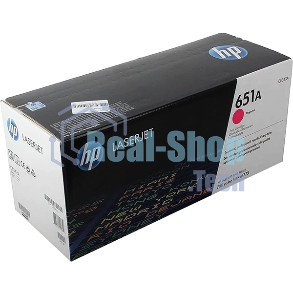 Картридж лазерный HP CE343A 651A пурпурный для LaserJet 700 Color MFP 775 16000 стр.